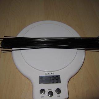 Gewicht Sapim Speiche CX Ray 260mm, 32 Stück