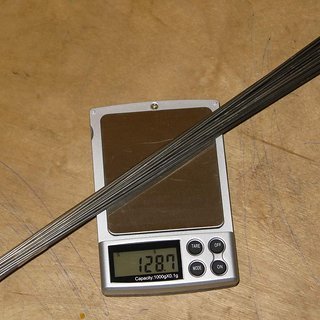 Gewicht Sapim Speiche Super Spoke 282mm, 32 Stück