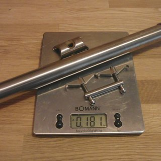 Gewicht No-Name Sattelstütze Titan Sattelstütze 27,2 x 350