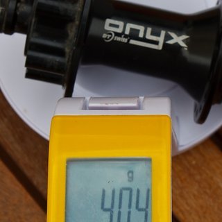 Gewicht DT Swiss Nabe Onyx 135mm/QR, 32-Loch
