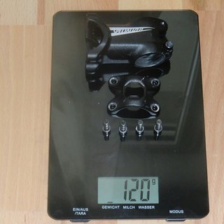 Gewicht Specialized Vorbau Specialized  31.8mm, 60mm, 6°