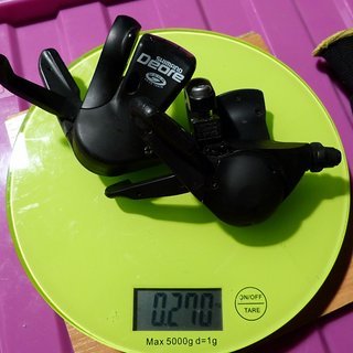 Gewicht Shimano Schalthebel Deore SL-M510 3 x 9
