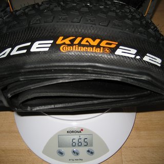 Gewicht Continental Reifen Race King Performance 29er 29 x 2.2 / 55-622