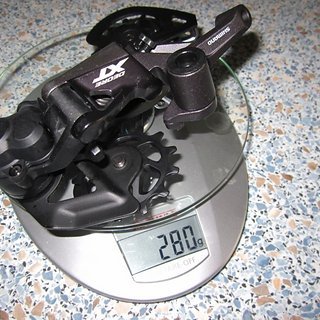 Gewicht Shimano Schaltwerk XT RD-M8100 SGS Long Cage