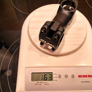 Gewicht FUNN Vorbau XC 31.8mm, 80mm, 7°