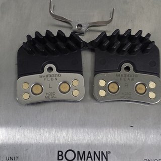 Gewicht Shimano Bremsbelag H03C Metall mit Kühlrippen 