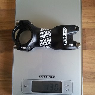 Gewicht TranzX Vorbau TAQ PRO 31.8mm, 70mm, 6°