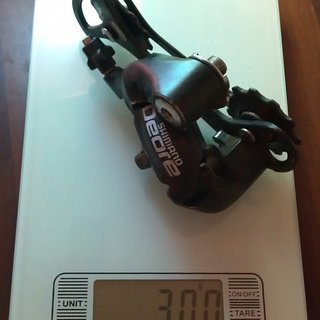 Gewicht Shimano Schaltwerk Deore RD-M510 GS Medium Cage