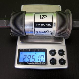 Gewicht VP Components Innenlager VP-BC73C 4-kant, 73/124.5mm, BSA