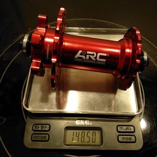 Gewicht No-Name Nabe ARC MT-006F 100mm/QR, 32-Loch