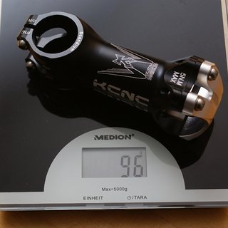Gewicht KCNC Vorbau SC Bone 31.8mm, 90mm, 5°