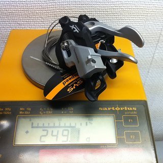 Gewicht Shimano Schalthebel XT SL-M780-I 3x10-fach
