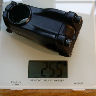 Gewicht Truvativ Vorbau Hussefelt 31.8mm, 60mm, 0°