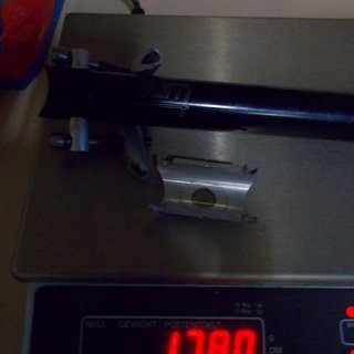 Gewicht Tune Sattelstütze Starkes Stück 27,2 x 270mm