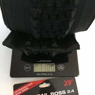 Gewicht WTB Reifen Trail Boss TCS Light/Fast Rolling 29" x 2,4"