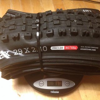 Gewicht Onza Reifen IBEX FRC120 RC²55a 29x2,4