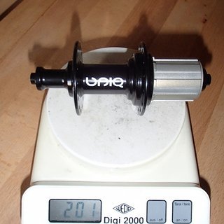 Gewicht Uniq Nabe IQ270R 130mm/QR, 28-Loch