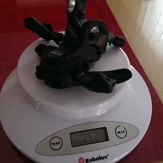 Gewicht Shimano Schalthebel SLX SL-M670 2/3x10