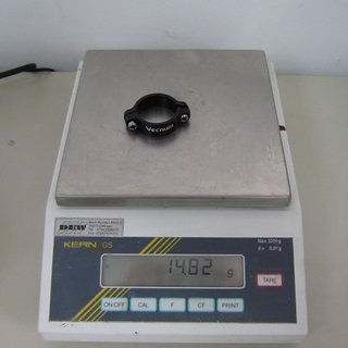 Gewicht Vecnum Sattelklemme Tooloc 34.9mm
