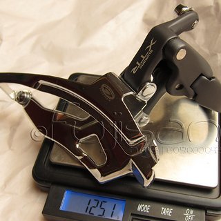Gewicht Shimano Umwerfer XTR FD-M953 31.8mm