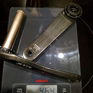 Gewicht Shimano Kurbel XTR FC-M9100-1 170mm