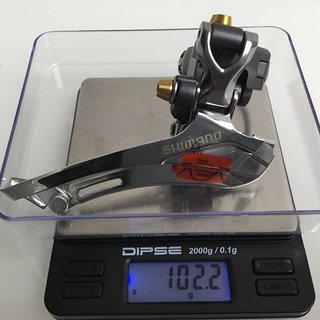 Gewicht Shimano Umwerfer FD-CX70 (tuned) 34,9