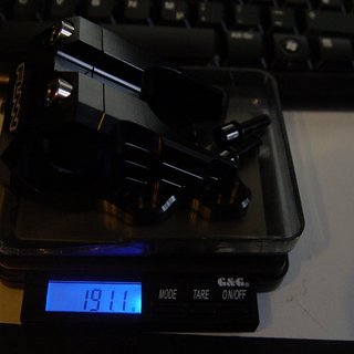 Gewicht FUNN Vorbau RSX MKII 31.8mm, 45mm, 30°