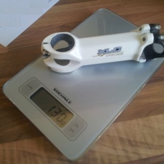 Gewicht XLC Vorbau Pro SL weiß 31.8mm, 110mm, 5°