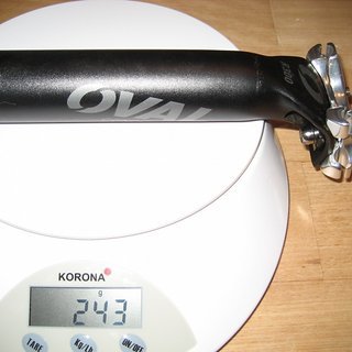 Gewicht Oval Concepts Sattelstütze R300 31.6 x 300mm