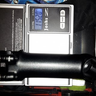 Gewicht XLC Vorbau Pro SL ST-M16 110mm / 31.8mm