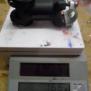 Gewicht Alutech Vorbau 1555-15 Vorbau 31.8mm, 60mm, 10°