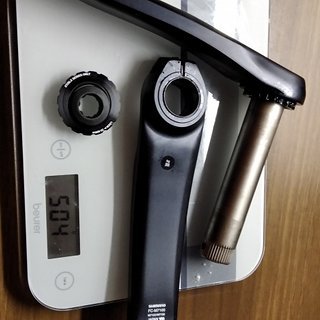 Gewicht Shimano Kurbel SLX M7100-1 165mm