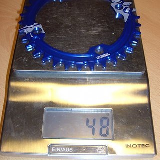 Gewicht Superstar Components Kettenblatt I/O Chainring 34t LK 104, 34t