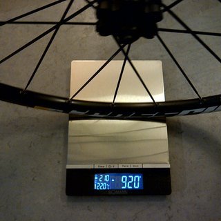 Gewicht Mavic Systemlaufräder Crossride Disc VR, 100mm/QR