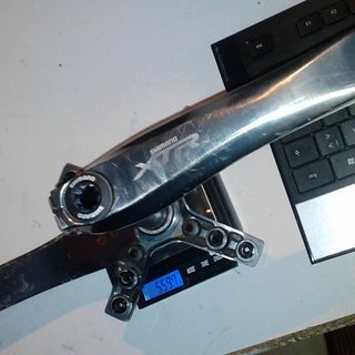 Gewicht Shimano Kurbel XTR FC-M960 175mm, 68/73mm, HTII