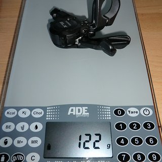 Gewicht Shimano Schalthebel SLX SL-M660  9-fach