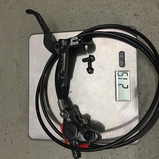 Gewicht Shimano Scheibenbremse XTR BL-M9000 HR, 1700mm