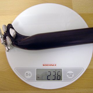 Gewicht Ritchey Sattelstütze WCS Carbon 2-Bolt 34,9 x 400
