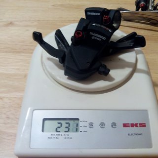 Gewicht Shimano Schalthebel XT SL-M748 (tuned) 3x8-fach