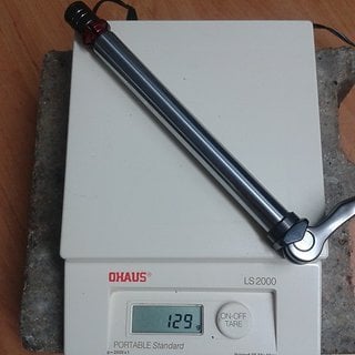Gewicht Suntour Achse Q-Loc 100 x 15mm