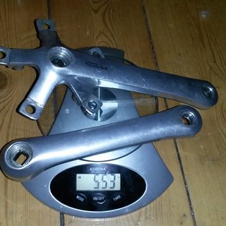 Gewicht Shimano Kurbel FC-M550 Deore LX 170mm, 4-kant