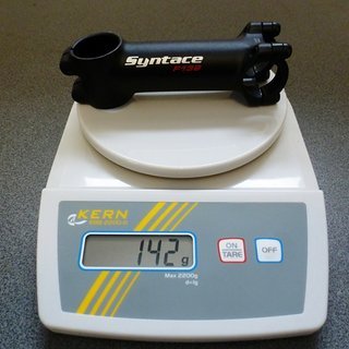 Gewicht Syntace Vorbau Force 139 25.4mm, 105mm, 6°