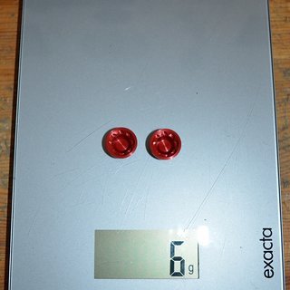 Gewicht Hope Weiteres/Unsortiertes E4 Borecaps rot 