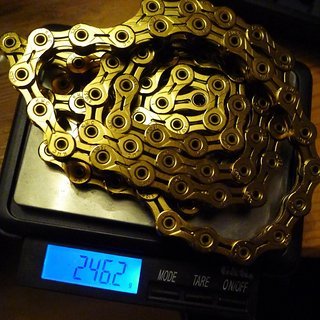 Gewicht KMC Chain Kette X 10 SL Gold 114 Glieder, 10-fach
