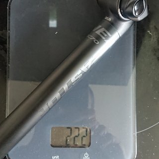 Gewicht Easton Sattelstütze EC 70 27,2 mm