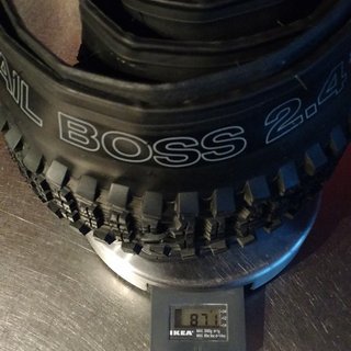 Gewicht WTB Reifen Trail Boss (Light) 27,5 x 2,4