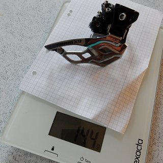Gewicht SRAM Umwerfer X9 34.9mm