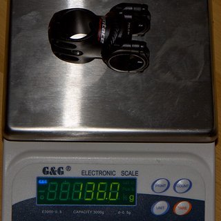 Gewicht Syntace Vorbau Superforce 31.8mm, 45mm, 6°