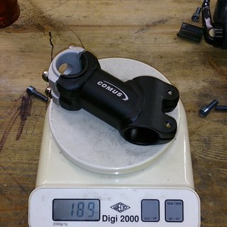 Gewicht Comus Vorbau Vorbau 1 1/8" 25.4mm, 70mm, 25°