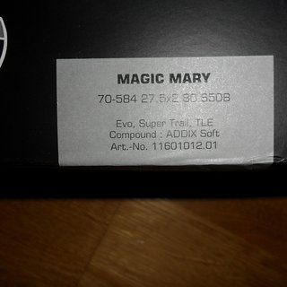 Gewicht Schwalbe Reifen Magic Mary 27,5 x 2,8